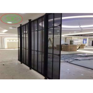 Indoor P3.9-7.8 Full Color Transparent Led Display Screen Smd Curved Glass For