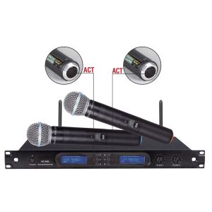 Quality excellent quality 8008 wireless microphone system 200 channels infrared LCD handheld for sale