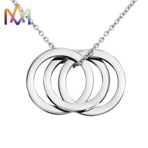55CM Chain Russian Ring Engraved Name Necklace