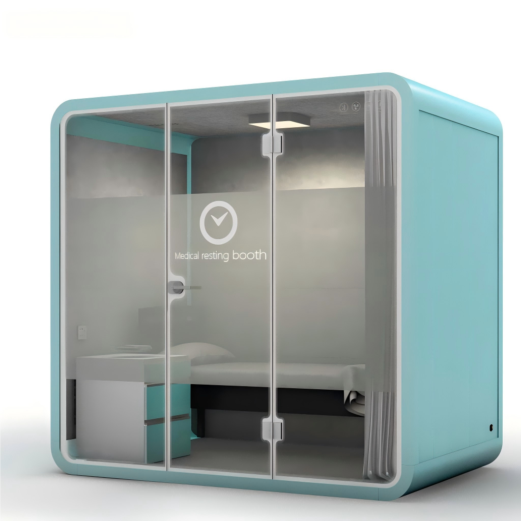 Medical Sleeping Pod Customized Soundproof Sleeping Cabin For Hospital