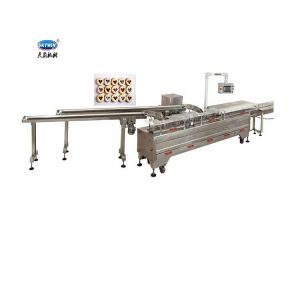Automatic Cream Chocolate Sandwich Biscuit Making Machine 12kw