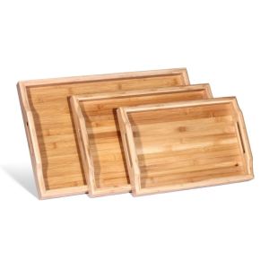waterproof foldable bamboo breakfast dinner serving bed table tray