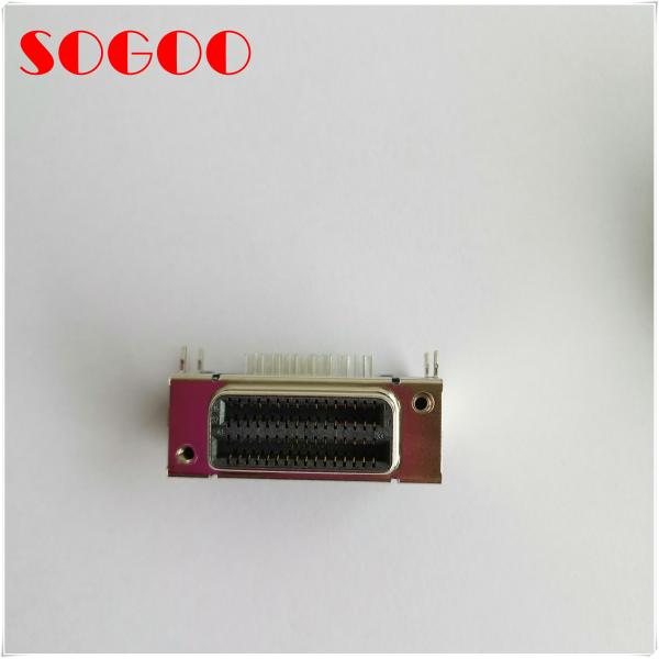SCSI 64pin Delander connector male female type for telecom cable assemblies