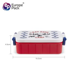 Portable Dustproof Kids Plastic Lunch Boxes Toddler Lunch Containers