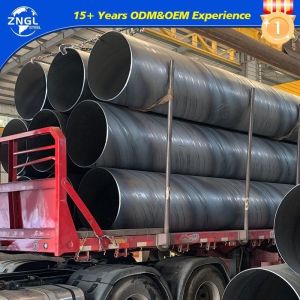 Non-Alloy Construction Structure Zhongneng Spiral Welded Carbon Steel Pipe Per