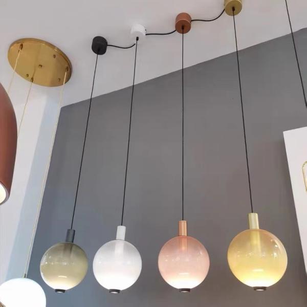 Modern Designer Lamp Decorative Indoor Glass Ball Suspension Light Pendant Lamp