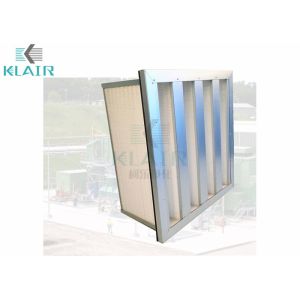 Quality KLAIR Gas Turbine Air Intake High Flow Filter With Rigid Galvanized Steel Construction 24x24x12 for sale