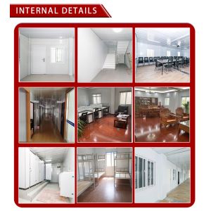 Modern Design Folding Container House with Bathroom 3 Storey 60m2 Modular Prefab