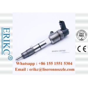 Quality ERIKC 0445110752 Bosch Fuel Injector Diesel 0 445 110 752 Automobile Engine parts 0445 110 752 for sale