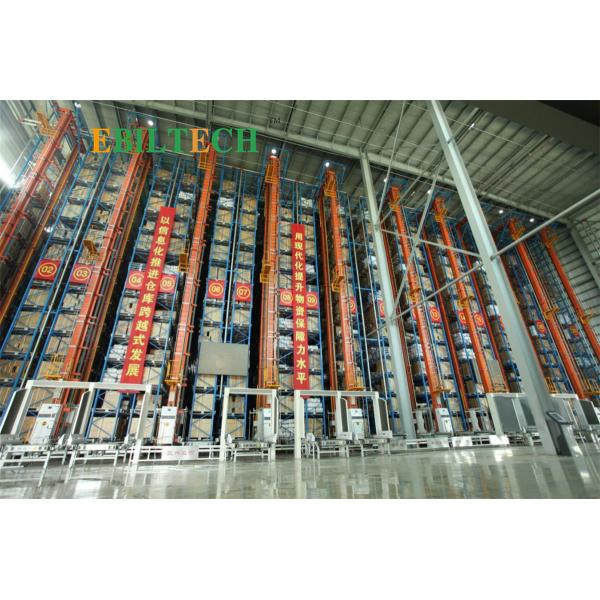 Corrosion Protection ASRS System Automatic Storage And Retrieval Pallet Racking