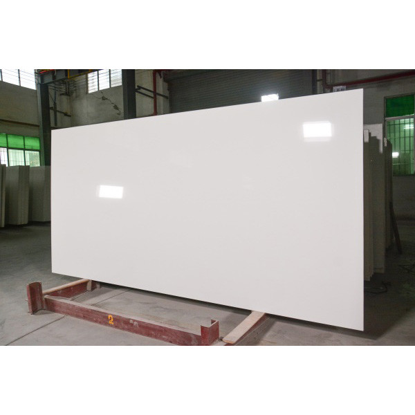 2.2g/cm2 15MM Creamy White Quartz Stone For Indoor Floor Tile