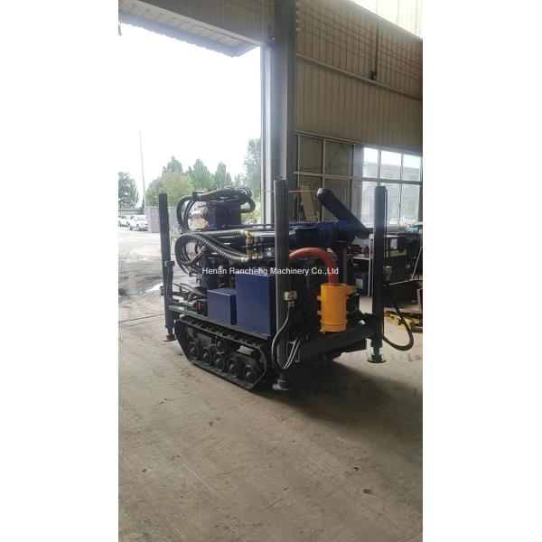 180m Mini Crawler Water Well Drilling Rig with 77.3KW YuChai Engine for Borehole