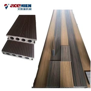 PE PVC Wood Plastic Composite Making Machine WPC Door Frame Production Line