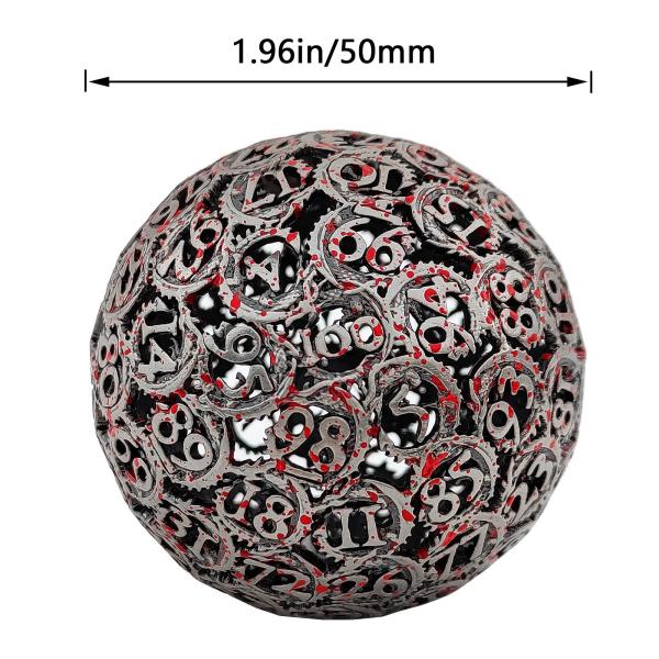 Panlong Hollow 100D Metal Dice Set Dungeon And Dragon DND#RPG#COC