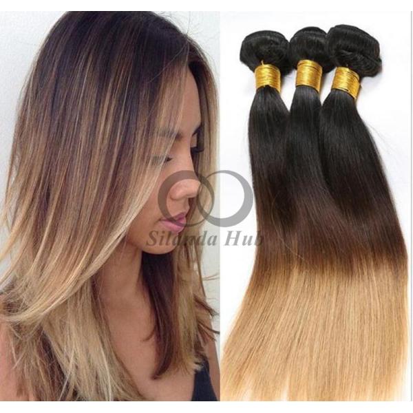 #T1B/4/27 Straight Remy Human Hair Bundles Sew In Weave Bundles Brazilian Bundle Deals