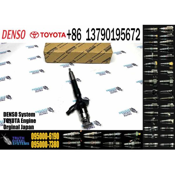 Diesel Injector 095000-6190 23670-30100 Suitable for Toyota HILUX Engine.