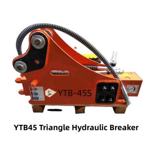 YTB45 Top Type / Triangle Hydraulic Breaker 45 Chisel Suit 1.2-3.0 Ton