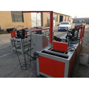 3.8kw Diamond Mesh Making Machine , Fully Automatic Chain Link Fence Machine