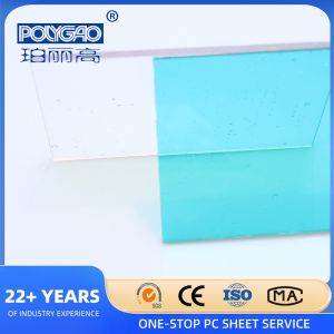 High Transmittance UV Coated Polycarbonate Solid Sheet with Customized Length