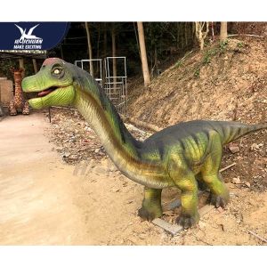 Snowproof Outdoor Life Size Dinosaur Models In Silicon For Park Exhibition