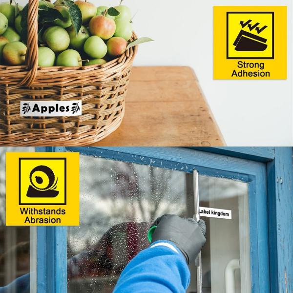 Plastic P Touch 12mm Wide Brother Printer Tape Cassette TZ-211 Black And White