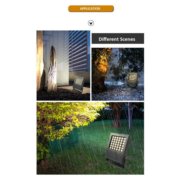 High Lumen Waterproof IP65 Courtyard Garden Spike Project Floodlight 18W Lamp