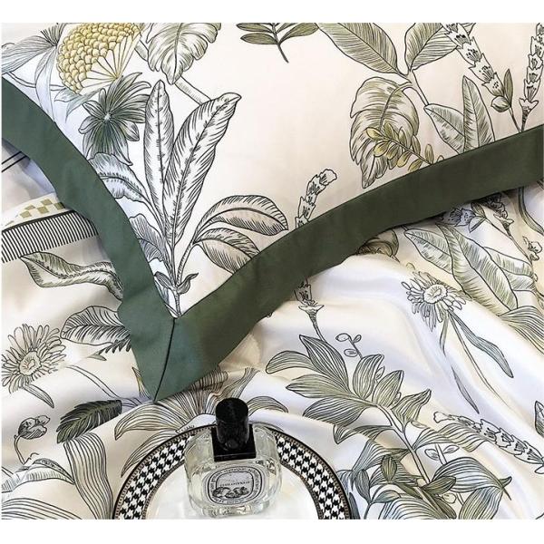 European Skin-Friendly Printing Summer Quilt Set of Four in Smooth Ice Silk Gift Quilt