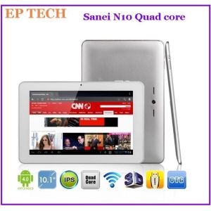 Sanei N10 tablet pc quad core 10.1" IPS 1GB DDR3 16GB dual camera Wifi Bluetooth