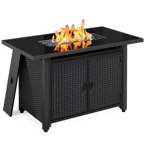 Quality Customer Size Modern Outdoor Patio Portable Fireplace Table Top Gas Smokeless Fire Pit for sale