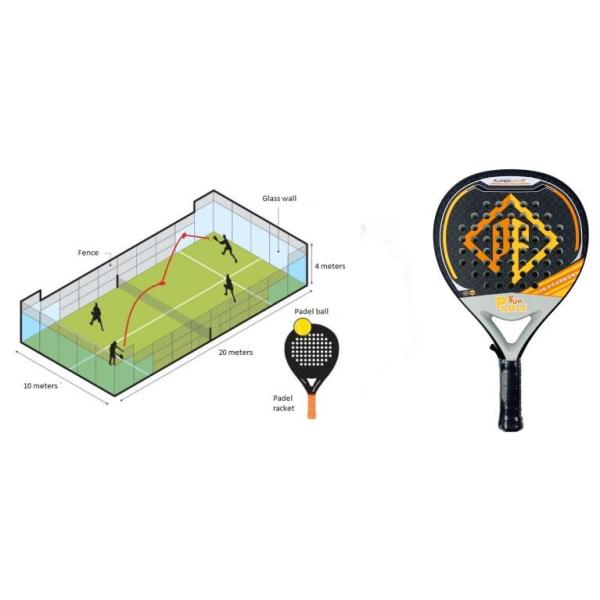 Light Weight Carbon Beach Tennis Paddles Adults Design Your Own Padel Racket
