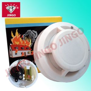 Fire alarm system portable smoke detector sensor with 9V battery