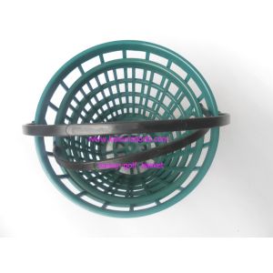 golf basket , plastic golf basket , green plastic golf basket