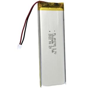 3.7V 1000mAh Rechargeable Lithium Polymer Battery 402780 for Atomizer Charging