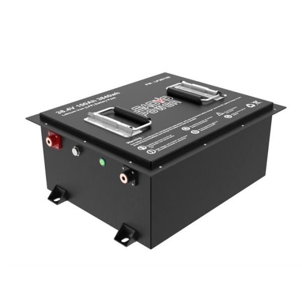 LiFePO4 Rechargeable 36V 100Ah Golf Cart Battery with Long Lifespan OEM Service