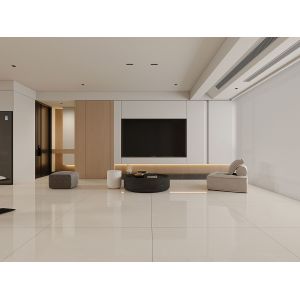 Beige Polished Sintered Stone Slab 1200x1200mm Wear-Resistant