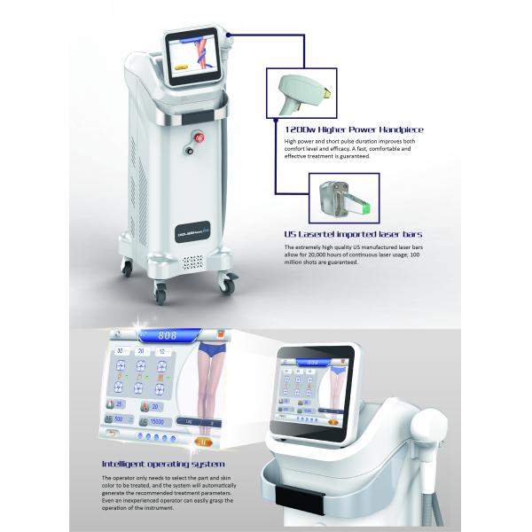 2018 Newest model FDA approval Triple Wave 1064nm 755nm 810nm diode laser hair removal