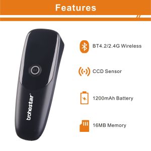 IP42 Bluetooth 2D Barcode Scanner
