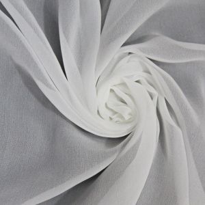 Lightweight 23.6gsm Plain Mulberry Pure Silk Organza Fabric Gauze Argentina
