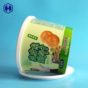 Commercial Round Plastic Packaging Containers SGS FDA Certificated