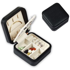High quality PU Leather Jewelry gift box for girl with size10x10x5cm