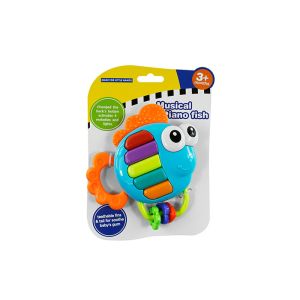 Multi Color BPA Free Baby Teething Rattle Toys With Music And Light 3 To 36