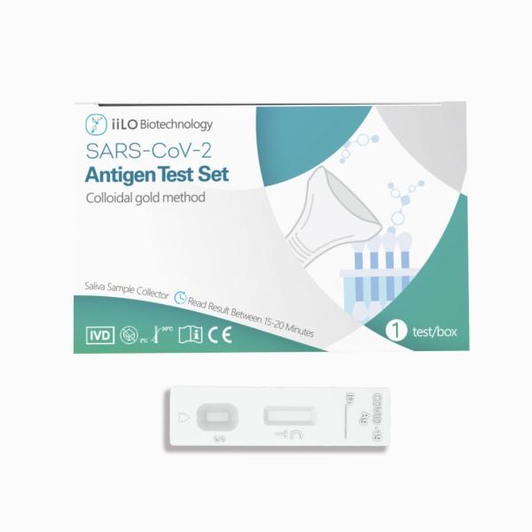 Buy Class III Factory price SARS-CoV-2 Antigen Self Test Set Saliva Sample Collector 1 test/box at wholesale prices