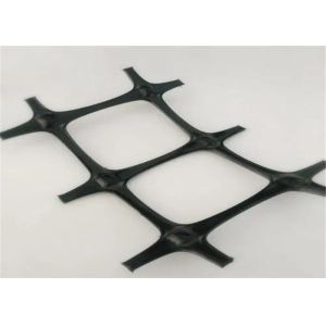 High Tension Resistance Black 25KN Biaxial Plastic Geogrid