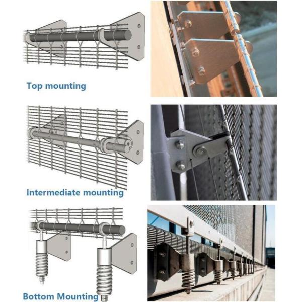 Stainless Steel Cable Rod Decorative Mesh for Architectural Decoration