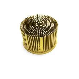 Polishing Practical Cold Forged Heatsink , AL1070 Round Extruded Aluminum