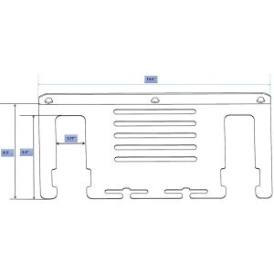 Countertop Wall Mounted Utility Battery Storage Organizer for Workshop Drill