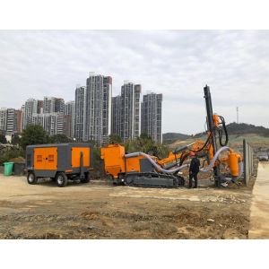 8bar 84kw 110HP portable screw air compressor diesel 330cfm HG330L-8