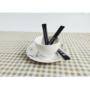 Individual Wrapped Sugar Sticker, White Sugar Packet FDA Certified