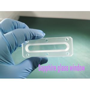 Equipment Observation Sapphire Glass Window With Step Hole