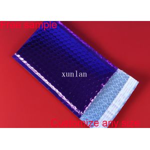 Light Weight Poly Bubble Wrap Packaging Envelopes , Bubble Cushioned Mailers
